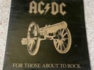 AC/DC  ULTRA-RARE For Those About To Rock 1981 1st press SPAIN Vinyl LP  VG+