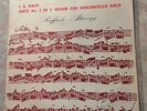 RAFFAELE ALTWEGG J.S. Bach: Cello Suite No.3 (Dynamic) 1st Pressing NM (10”)