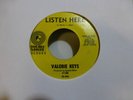 VALORIE KEYS LISTEN HERE & ONE OF THEM NORTHERN SOUL DOUBLE SHOT VG+    45