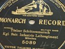 German Military Band Rare Monarch 78 RPM Record His Masters Voice Ethnic Europe