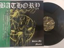 Bathory SATAN MY MASTER Black Vinyl LP 2019 YELLOW OBI