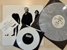 The Stranglers - Black And White NEAR MINT US import grey Vinyl LP with single