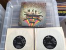 the beatles- magical mystery tour vinyl double  ep blue lyric inner