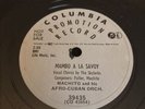 LATIN PROMO Columbia 78 RPM Machito - Mambo A La Savoy / Bongo Fiesta 39435 E/E+