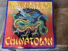 Signed  Thin Lizzy - Chinatown Vinyl Lp EX