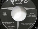 the WEBS 45 I Want You Back / We Belong Together VERVE VG+ Northern Soul #2713
