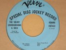 The Velvet Underground & Nico – Verve 10466 promo 45 Sunday Morning/Femme Fatale
