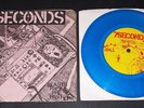 45 rpm punk rock 7 SECONDS – Blasts from the Past EP, blue vinyl 1985