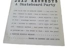 Dead Kennedys - A Skateboard Party Live LP Vinyl