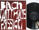 Rudolf Mauersberger, Adele Stolte: Bach- Matthew Passion/ Eterna 4 LP Box ED 1
