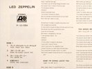 Led Zeppelin I First Album Debut - Gatefold - VINYL JAPAN - P-10105A