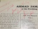 AHMAD JAMAL At The Pershing LP ARGO 628 OG mono SIGNED AUTOGRAPH