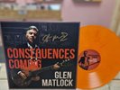 GLEN MATLOCK CONSEQUENCE COMING LIMITED ORANGE VINYL SIGNED /AUTOGRAPH LP