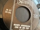 Marv Johnson - Come On And Stop 45 Vinyl 7” Single UA Records RnB Northern Soul