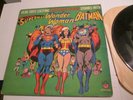 Exciting Christmas Stories Superman, Batman, Wonder Woman Record LP VINYL  vg+
