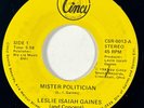 LESLIE ISAIAH GAINES Mister Politician Cincy Modern Soul Boogie VG+ 45 HEAR