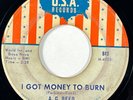 A.C. REED I Got Money to Burn U.S.A. R&B Blues 45 HEAR