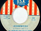 AL PERKINS & BETTY BIBBS Homework / Love Me Like Mod R&B Blues 45 HEAR