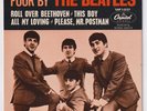 RARE   Four by THE BEATLES CAPITAL EAP 1-2121 45 rpm Picture Sleeve Near Mint