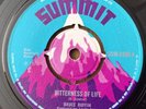 Bruce Ruffin Bitterness Of Life Reggae Vinyl 7” Summit Nr Mint Fantastic Copy