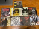 NOCTURNAL -set of 9 RARE 7'' VINYLS sodom beherit kreator