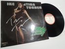 TINA TURNER autograph vinyl first press BLACK BEAUTY signed live concert PARIS