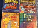 Disneyland 5 Vinyl Records Peter Pan Hobbit Jungle Book Hansel Gretal Bedknobs &