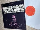 MILES DAVIS Four & More COLUMBIA LP  jazz vinyl 2-eye Hancock Coleman Carter