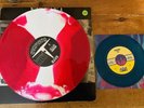 Nirvana Bleach LP - Rare - Red & White Swirl Vinyl + Blue Vinyl Sliver/Dive 7”