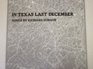 RICHARD DOBSON IN TEXAS LAST DECEMBER LP RARE TX COUNTRY FOLK Buttermilk Label