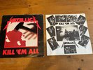 METALLICA Kill 'Em All (MFN 7 UK 1st Press LP + Inner 1983)