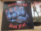 MOTÖRHEAD - IRON FIST LP SIGNED BY BAND INC. LEMMY BRONZE 1982 MOTORHEAD