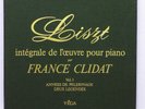 FRANCE CLIDAT ⸺ LISZT complete piano works vol.1 ⸺ VEGA 4xLPs box EX++