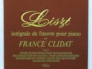 FRANCE CLIDAT ⸺ LISZT complete piano works vol.5 ⸺ VEGA 4xLPs box NM