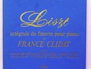 FRANCE CLIDAT ⸺ LISZT complete piano works vol.3 ⸺ VEGA 4xLPs box NM