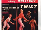Johnny  HALLYDAY  Viens danser le twist    LETTRAGE BLANC    7
