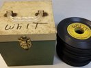 Approx 75 WHIT (NC) OFF-CONDITION Rock 45's In Case: Sun, Elvis, Holly, Cochran