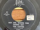 THE LEAVES Hey Joe Where You Gonna Go?/Be With You MIRA 207 RARE Garage 45 VG+