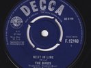 THE BIRDS Next In Line RARE M- UK 45 freakbeat garage RON WOOD Leaving Here HEAR