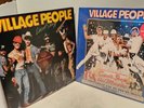 2 VILLAGE PEOPLE VINYL LPs..live & sleazy (promo) NM + Can't Stop Music SEALED