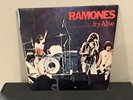 VINTAGE RAMONES ITS ALIVE VINYL DOUBLE RECORD ALBUM NEW WAVE PUNK PORTUGAL G+