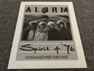 THE ALARM 7” FLEXI DISC ‘SPIRIT OF ‘76’ PLUS  ENVELOPE AND POSTER PROMO