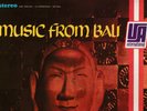 MUSIC FROM BALI UA  STEREO LP UNS 155535 NM OG INNER UA TRI-FOLD CATALOGUE