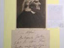 Franz Liszt Composer *SIGNED* Autograph + inscribed page Franz Liszt (1811-1886)