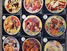 Rare Set Of 14 Vogue Picture Discs - Bear Family Records - Germany Imports