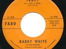 BARRY WHITE & ATLANTICS - Tracy / Flame Of Love - FARO - Northern Soul 45