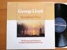 George Lloyd *COMPOSER SIGNED* + Edward Downes Symphony no. 5 Lyrita SRCS 124 NM