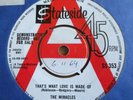 THE MIRACLES - THAT'S WHAT LOVE IS MADE OF (DEMO) - STATESIDE