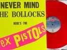 sex pistols - never mind the bollocks RED vinyl reissue LP