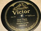 AMERICAN QUARTET VICTOR 78RPM RECORD 18333 OVER THERE SHANNON FOUR